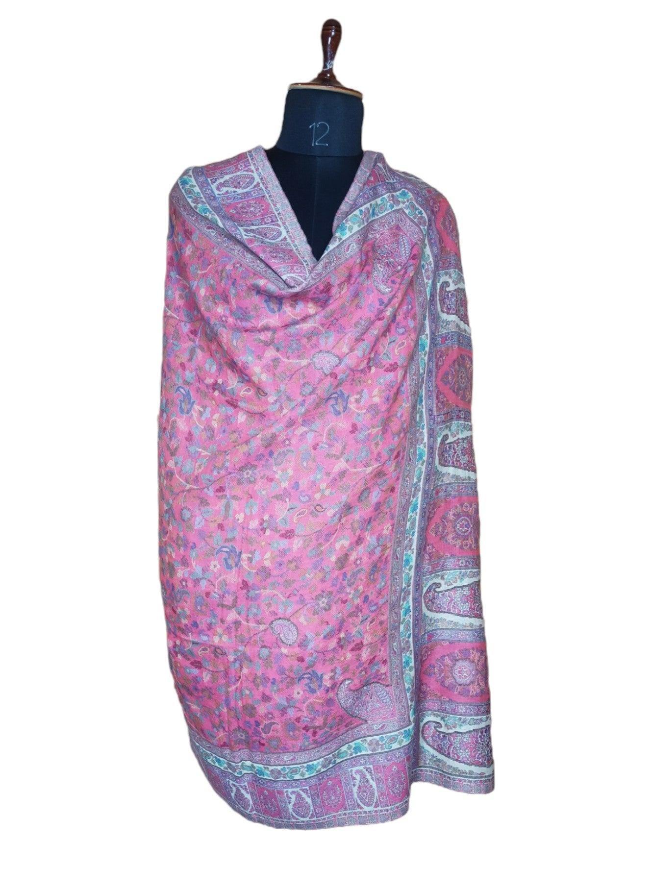 Kani Wool Shawl | Woolen Shawl | Multicolor - ZANSKAR ARTS
