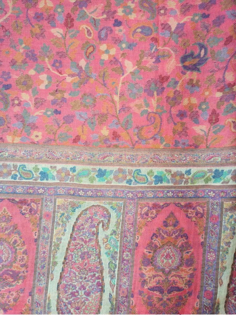Kani Wool Shawl | Woolen Shawl | Multicolor - ZANSKAR ARTS