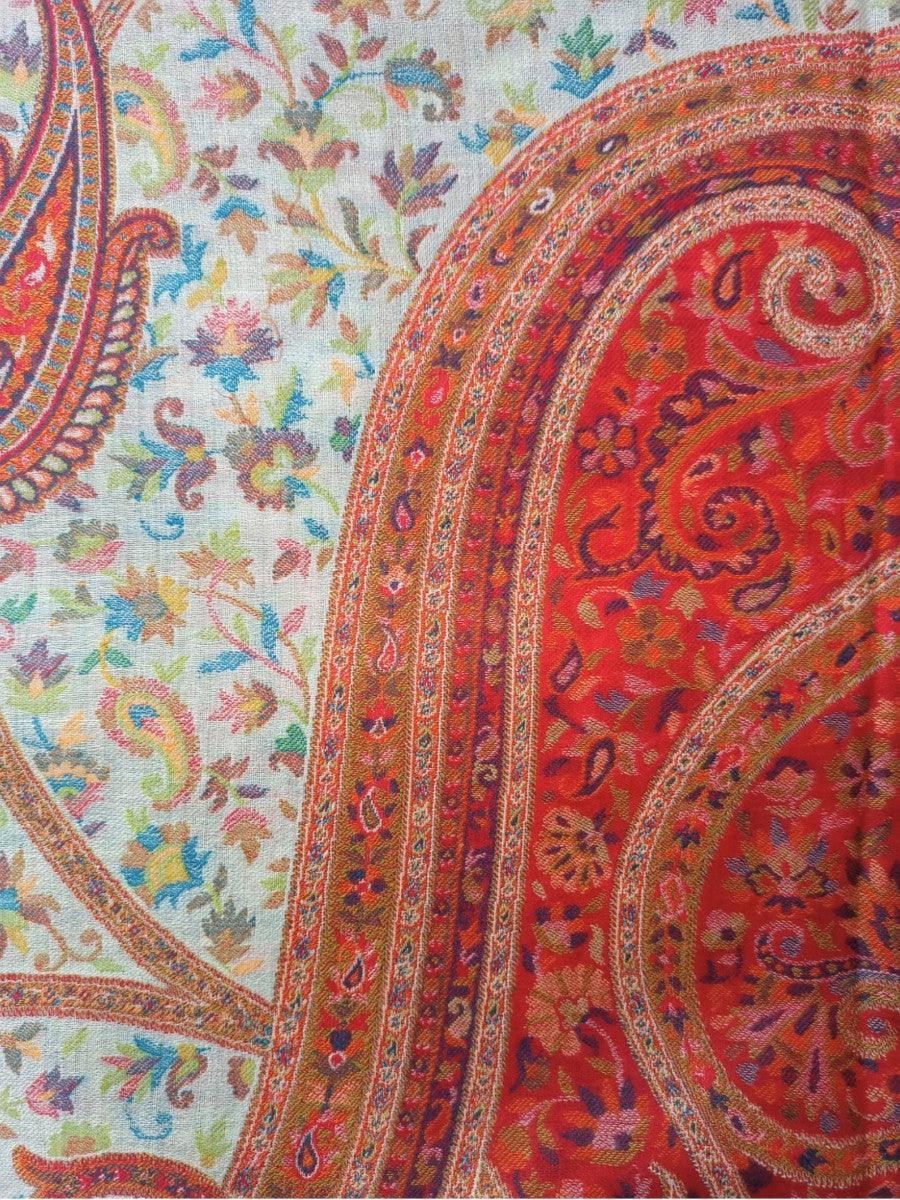 Kani Wool Shawl | Woolen Shawl | Multicolor - ZANSKAR ARTS