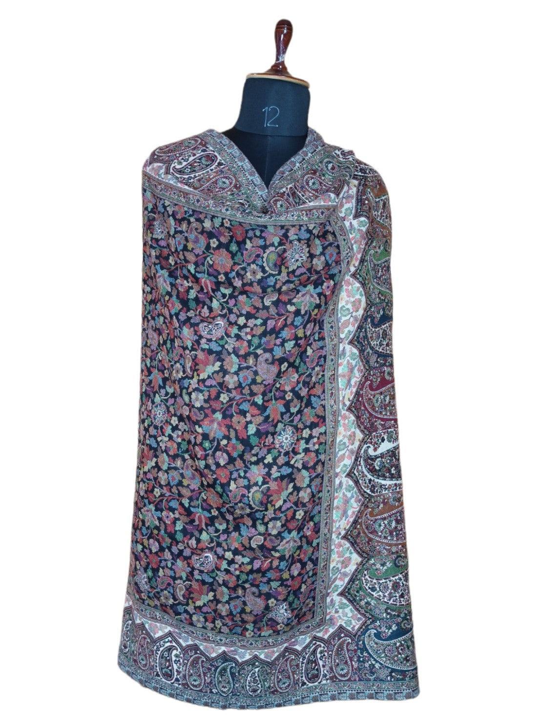 Kani Wool Shawl | Woolen Shawl | Multicolor - ZANSKAR ARTS