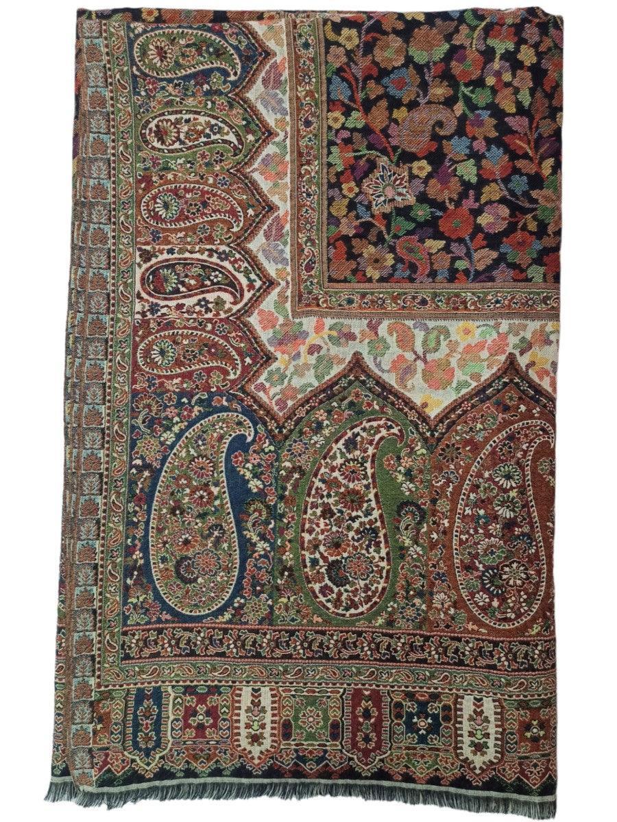 Kani Wool Shawl | Woolen Shawl | Multicolor - ZANSKAR ARTS