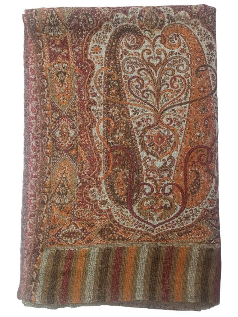 Kani Wool Shawl | Woolen Shawl | Multicolor - ZANSKAR ARTS