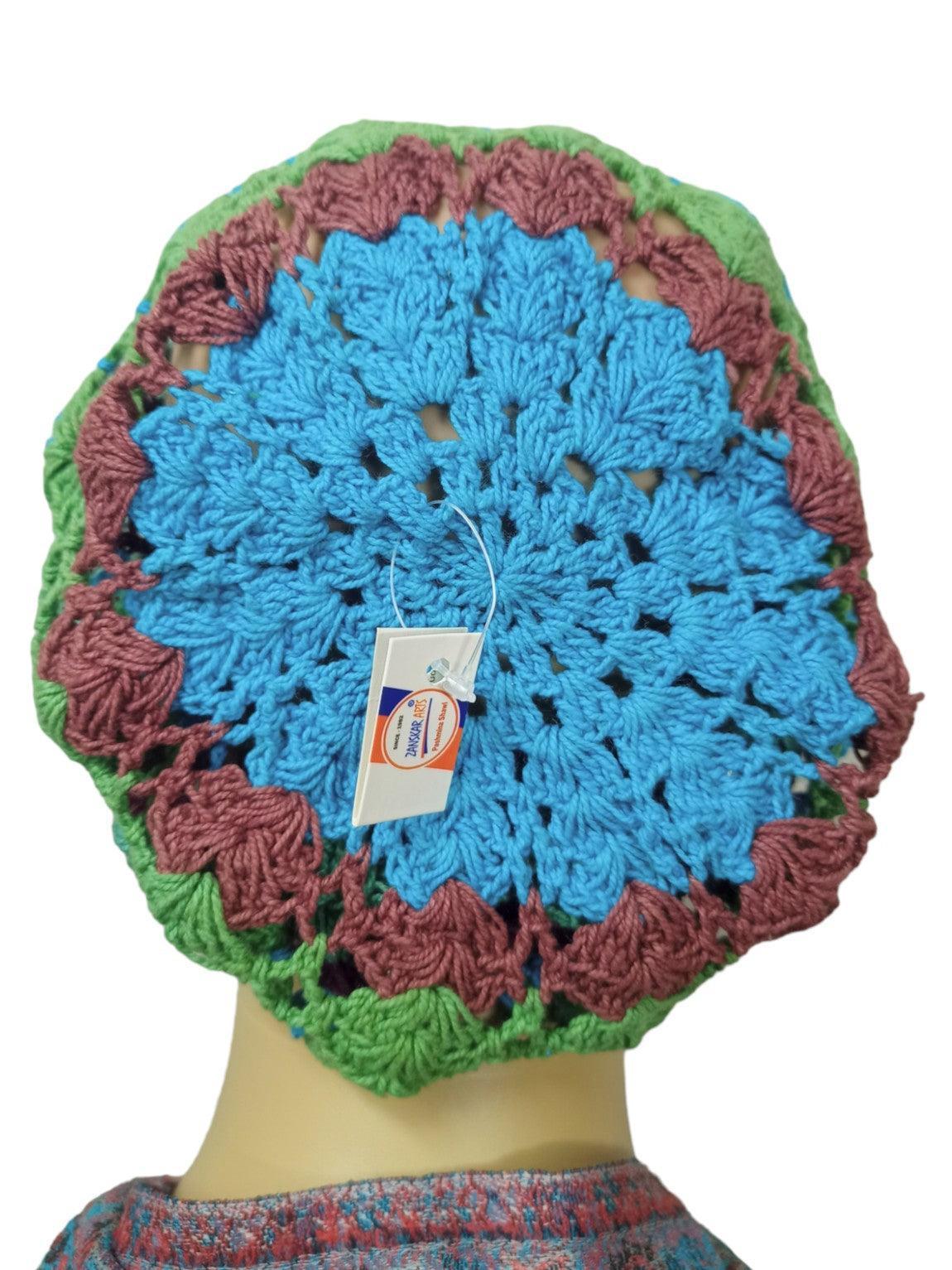 Knotted Handwoven Cap - ZANSKAR ARTS