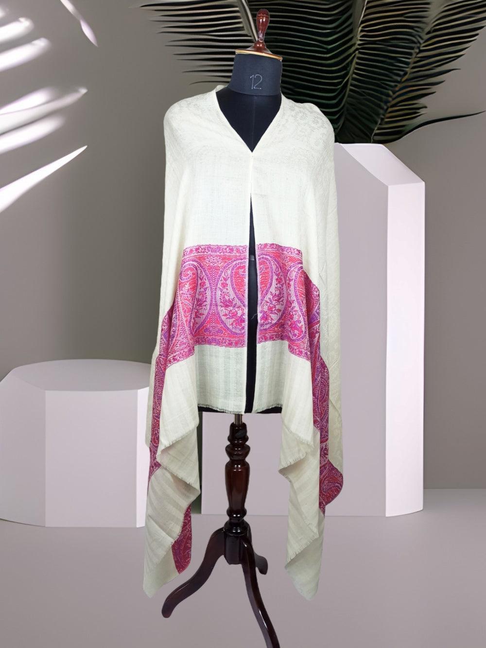 Pashmina Shawl | Self Designed Shawl | Kani Palla Shawl - ZANSKAR ARTS