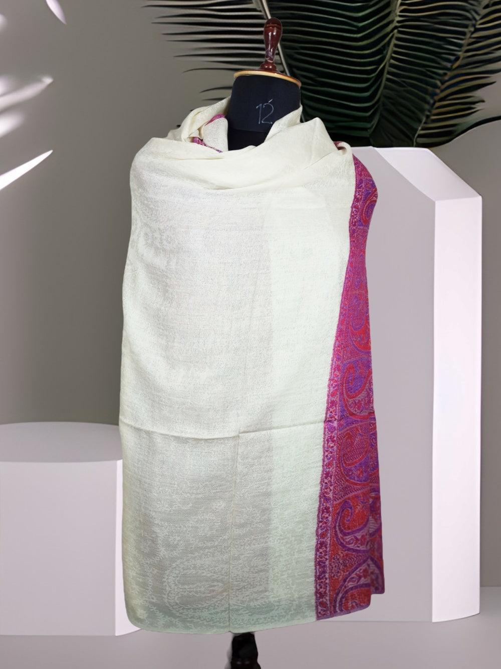 Pashmina Shawl | Self Designed Shawl | Kani Palla Shawl - ZANSKAR ARTS