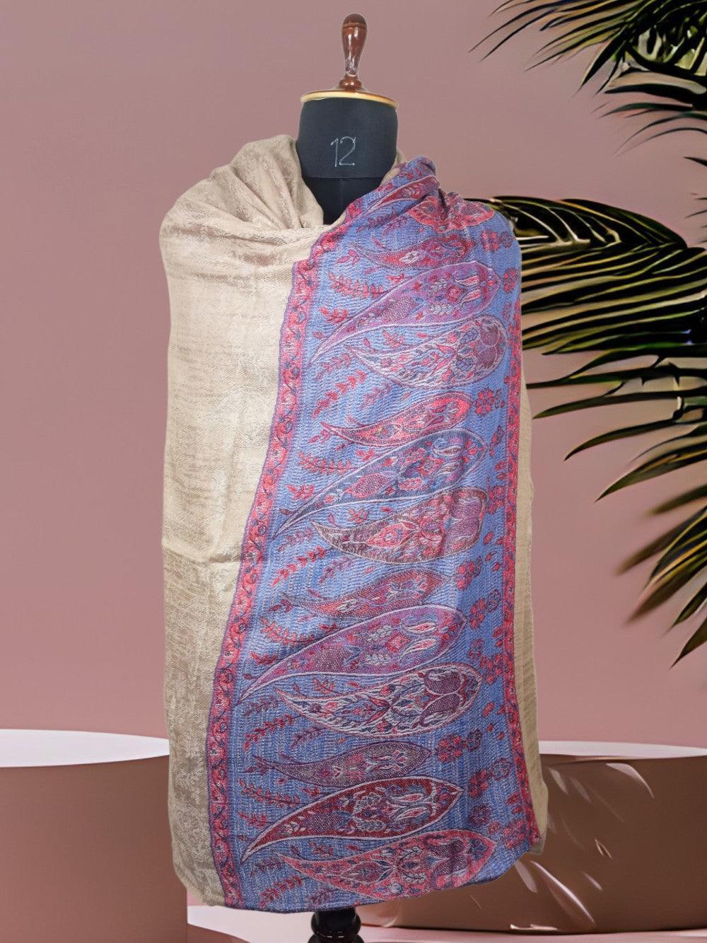 Pashmina Shawl | Self Designed Shawl | Kani Palla Shawl - ZANSKAR ARTS