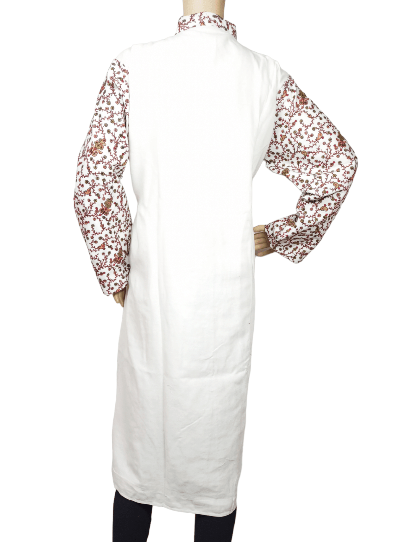 All Over Long Coat | Needle Work Embroidery | Ladies Coat - ZANSKAR ARTS