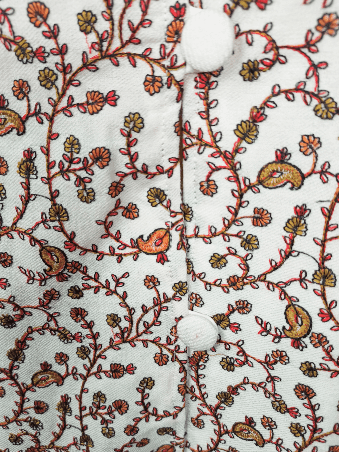 All Over Long Coat | Needle Work Embroidery | Ladies Coat - ZANSKAR ARTS