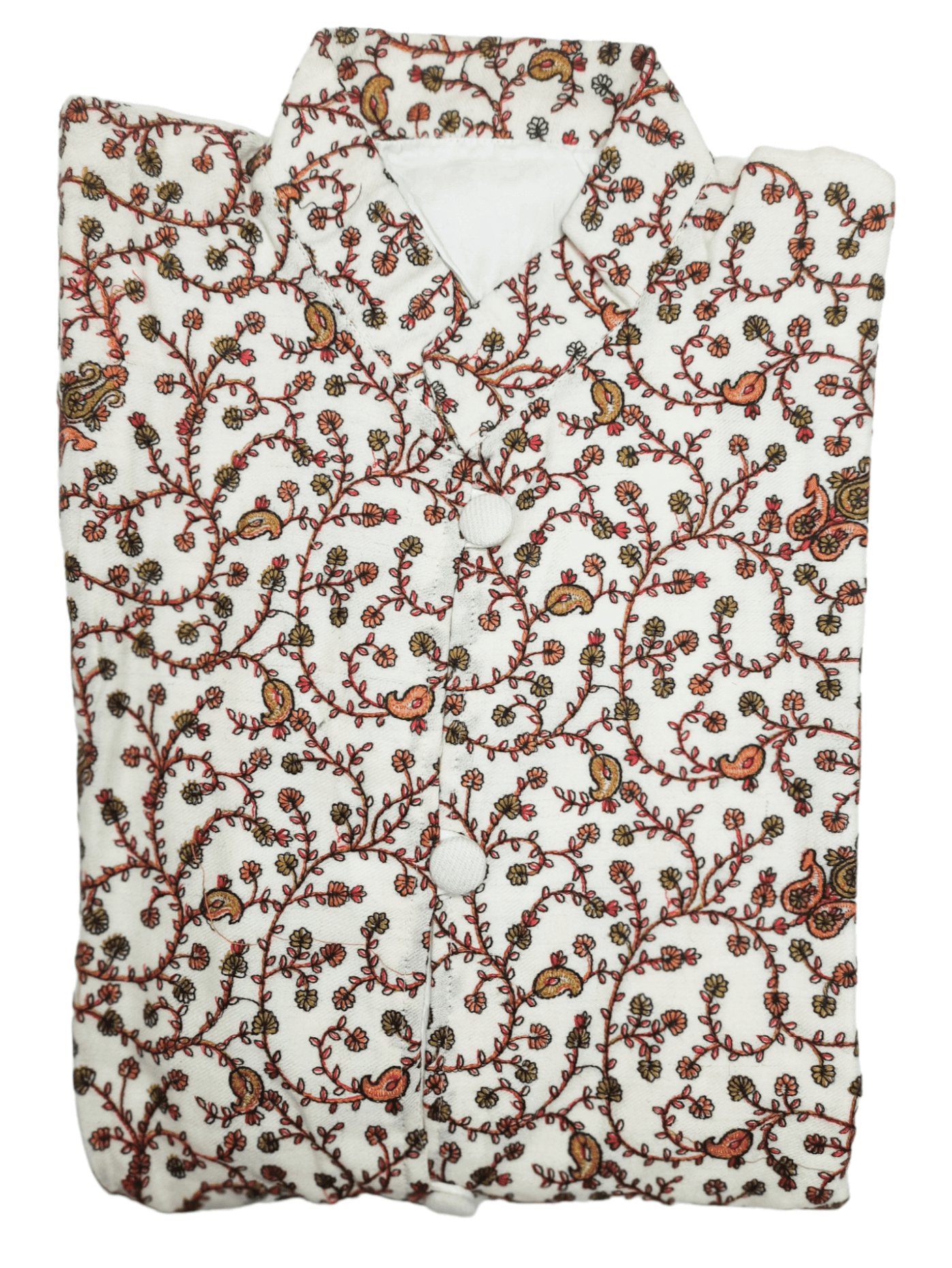 All Over Long Coat | Needle Work Embroidery | Ladies Coat - ZANSKAR ARTS
