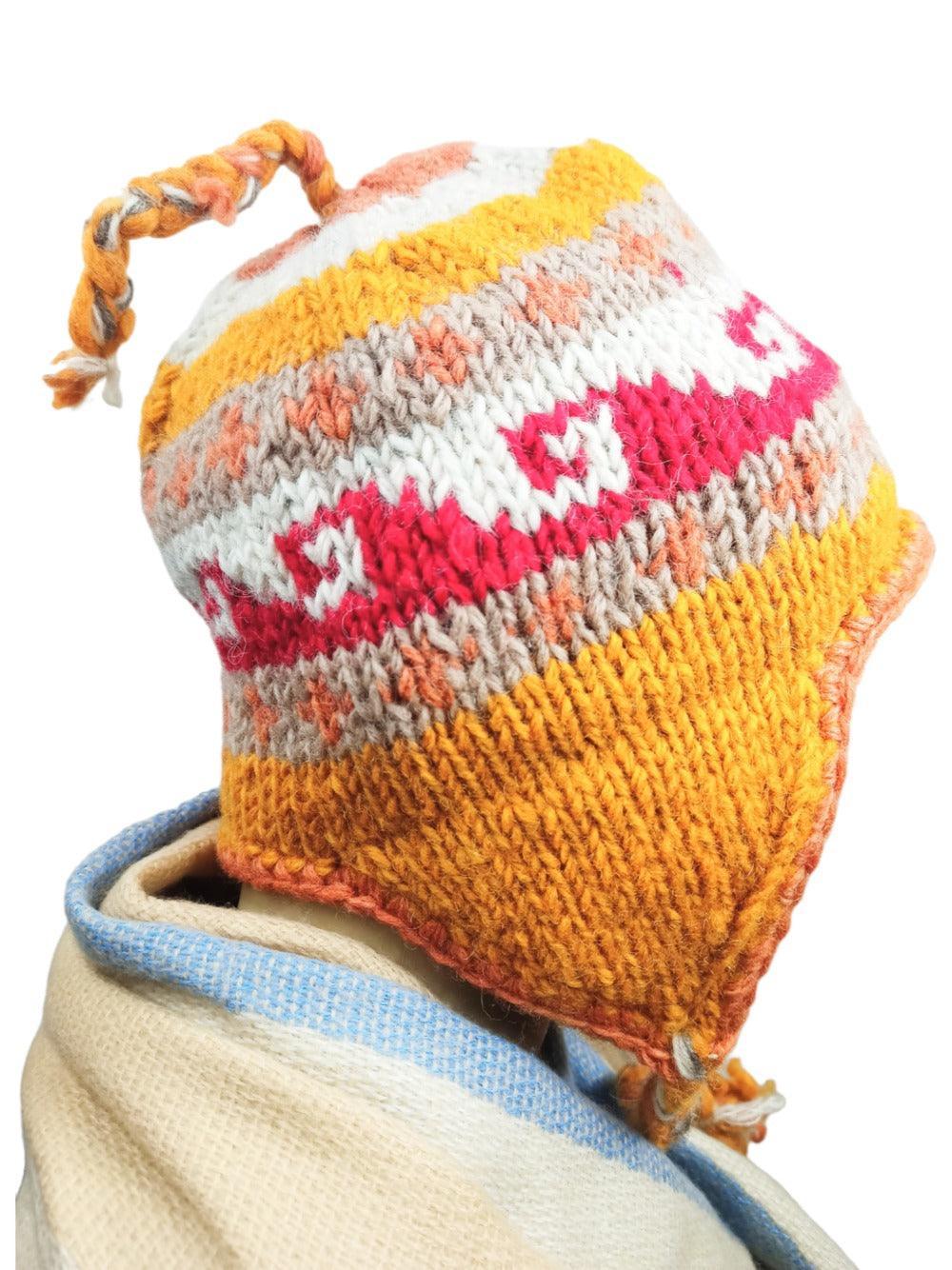 Yak Wool Cap | Fleece Inner Cap | Handwoven - ZANSKAR ARTS