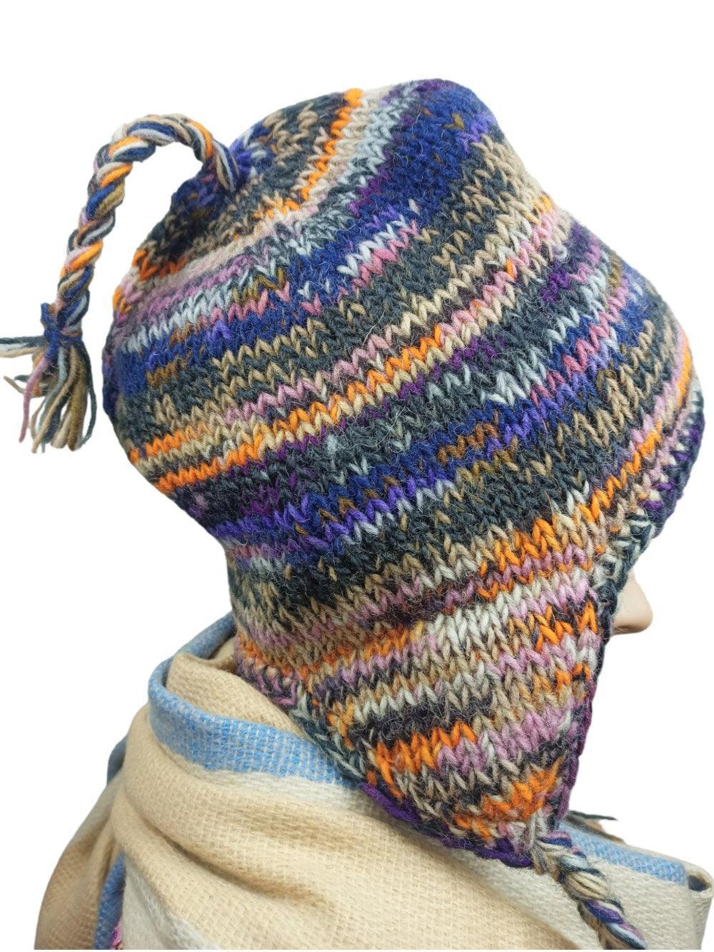 Yak Wool Cap | Fleece Inner Cap | Handwoven - ZANSKAR ARTS