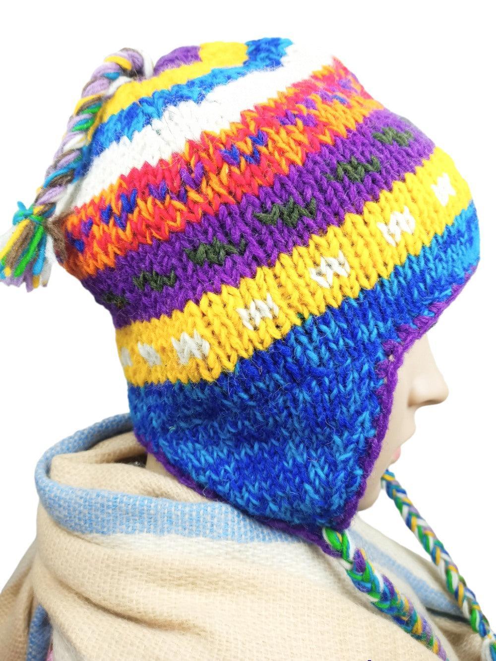 Yak Wool Cap | Fleece Inner Cap | Handwoven - ZANSKAR ARTS