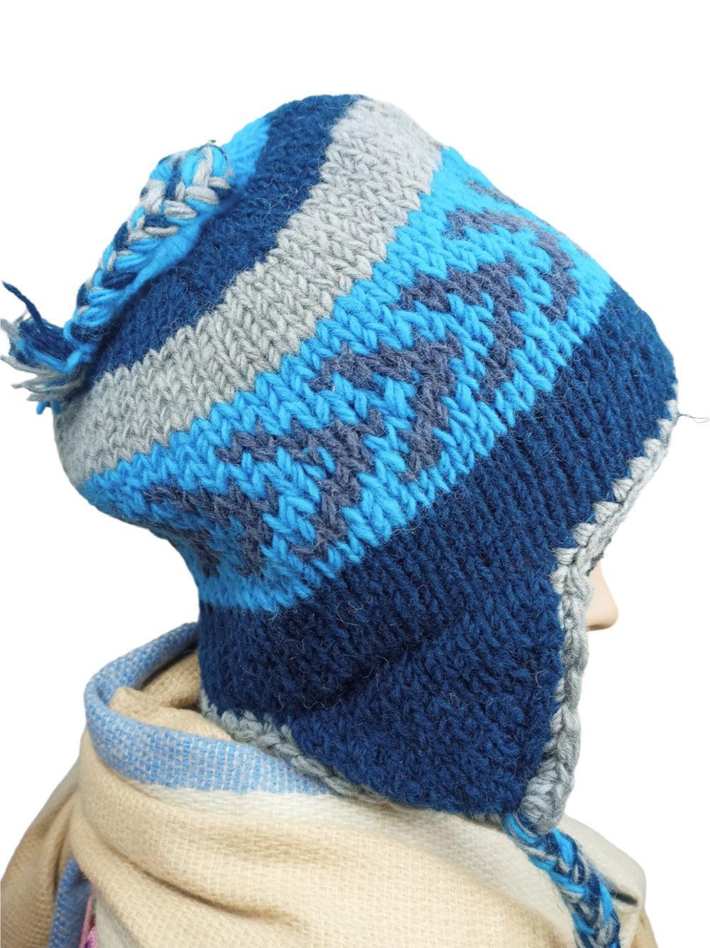 Yak Wool Cap | Fleece Inner Cap | Handwoven - ZANSKAR ARTS