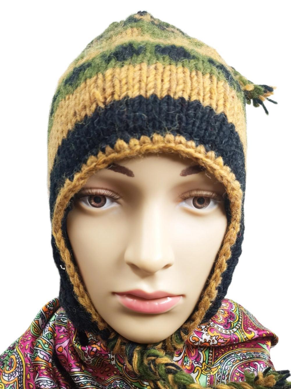 Yak Wool Cap | Fleece Inner Cap | Handwoven - ZANSKAR ARTS