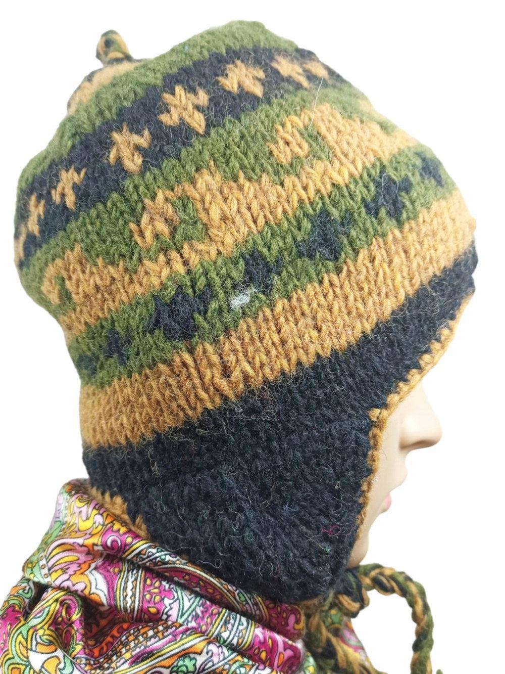 Yak Wool Cap | Fleece Inner Cap | Handwoven - ZANSKAR ARTS