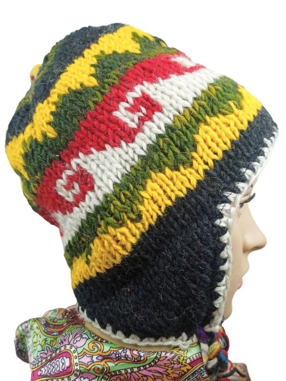 Yak Wool Cap | Fleece Inner Cap | Handwoven - ZANSKAR ARTS