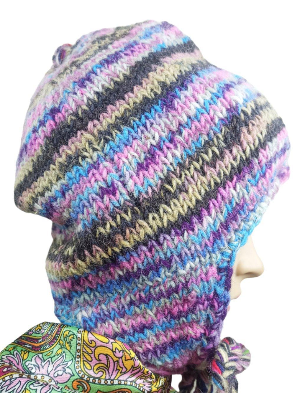 Yak Wool Cap | Fleece Inner Cap | Handwoven - ZANSKAR ARTS