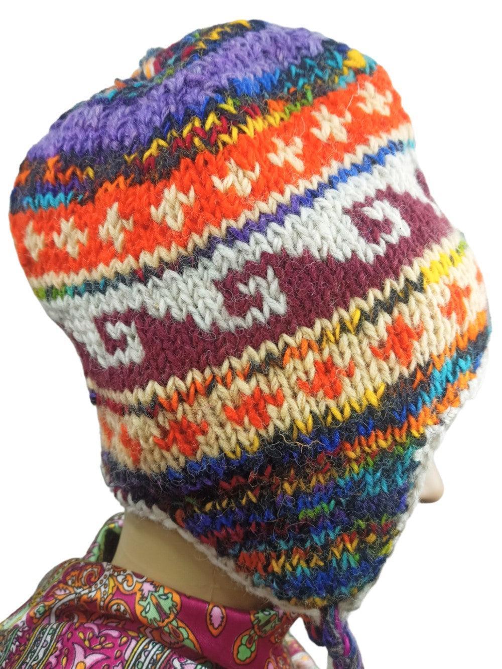 Yak Wool Cap | Fleece Inner Cap | Handwoven - ZANSKAR ARTS