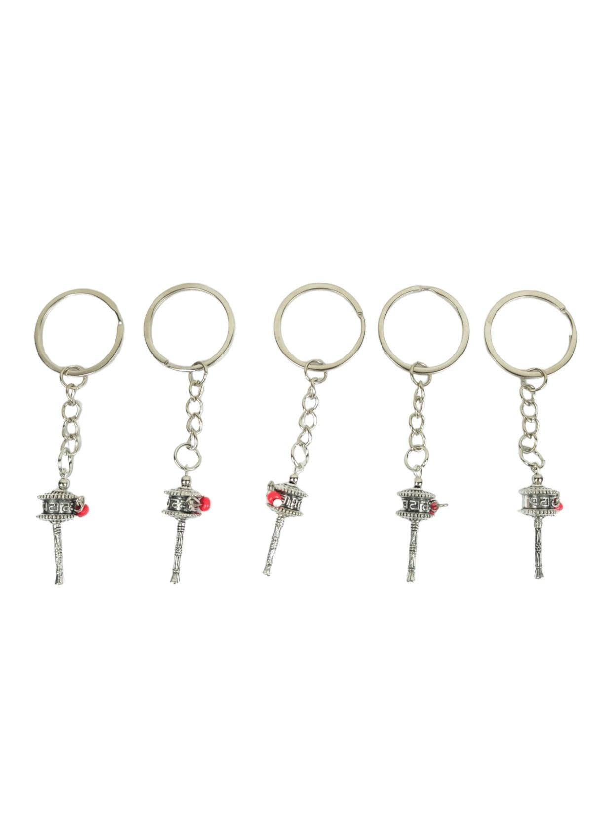 Tibetian Prayer Wheel Keychain | Julley keychain | Ladakh Souvenirs - ZANSKAR ARTS