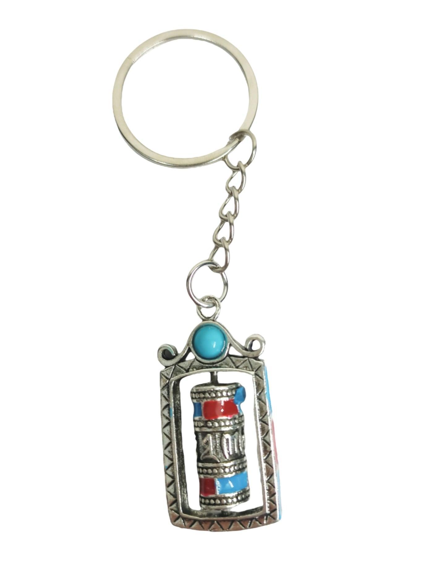 Buddhist Prayer Wheel Keychain | Julley keychain | Ladakh Souvenirs - ZANSKAR ARTS