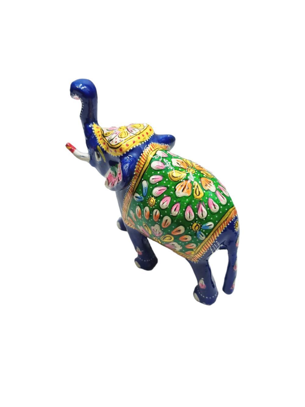 Metal Elephant | Paper Mache Work | Home Decor Elephant - ZANSKAR ARTS