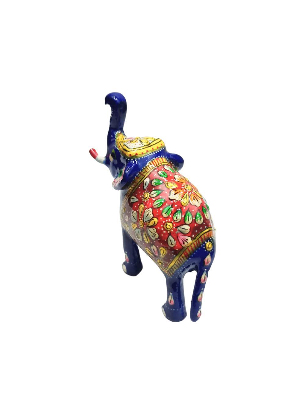 Metal Elephant | Paper Mache Work | Home Decor Elephant - ZANSKAR ARTS