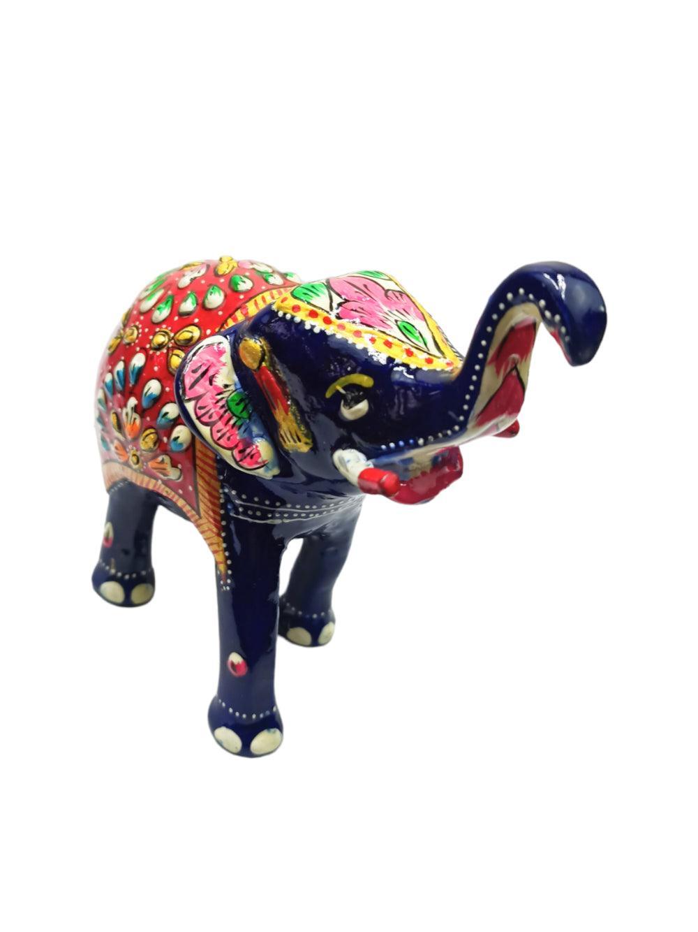 Metal Elephant | Paper Mache Work | Home Decor Elephant - ZANSKAR ARTS