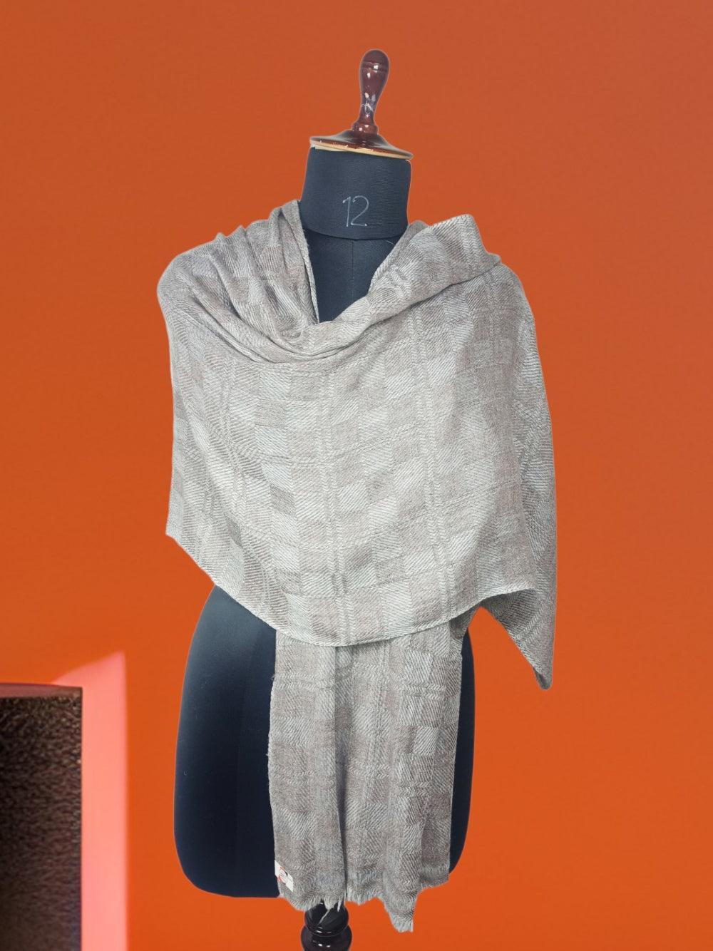 Ladies Semi Pashmina Stole | Reversible | Neck Scarf - ZANSKAR ARTS