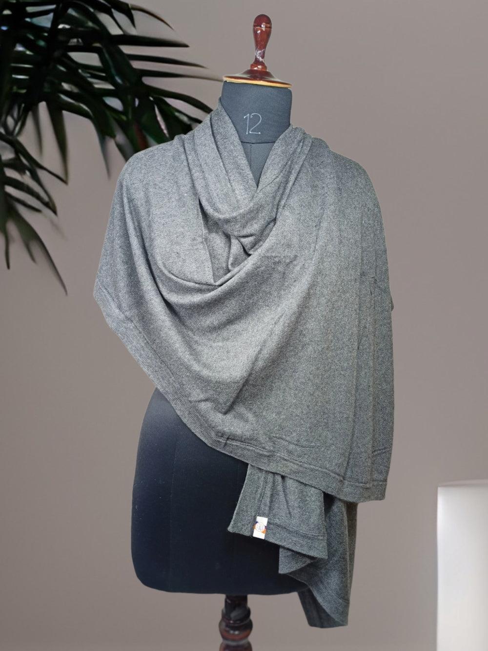 Pashmina Stole | Border Stole | Ladies Reversible Stole - ZANSKAR ARTS