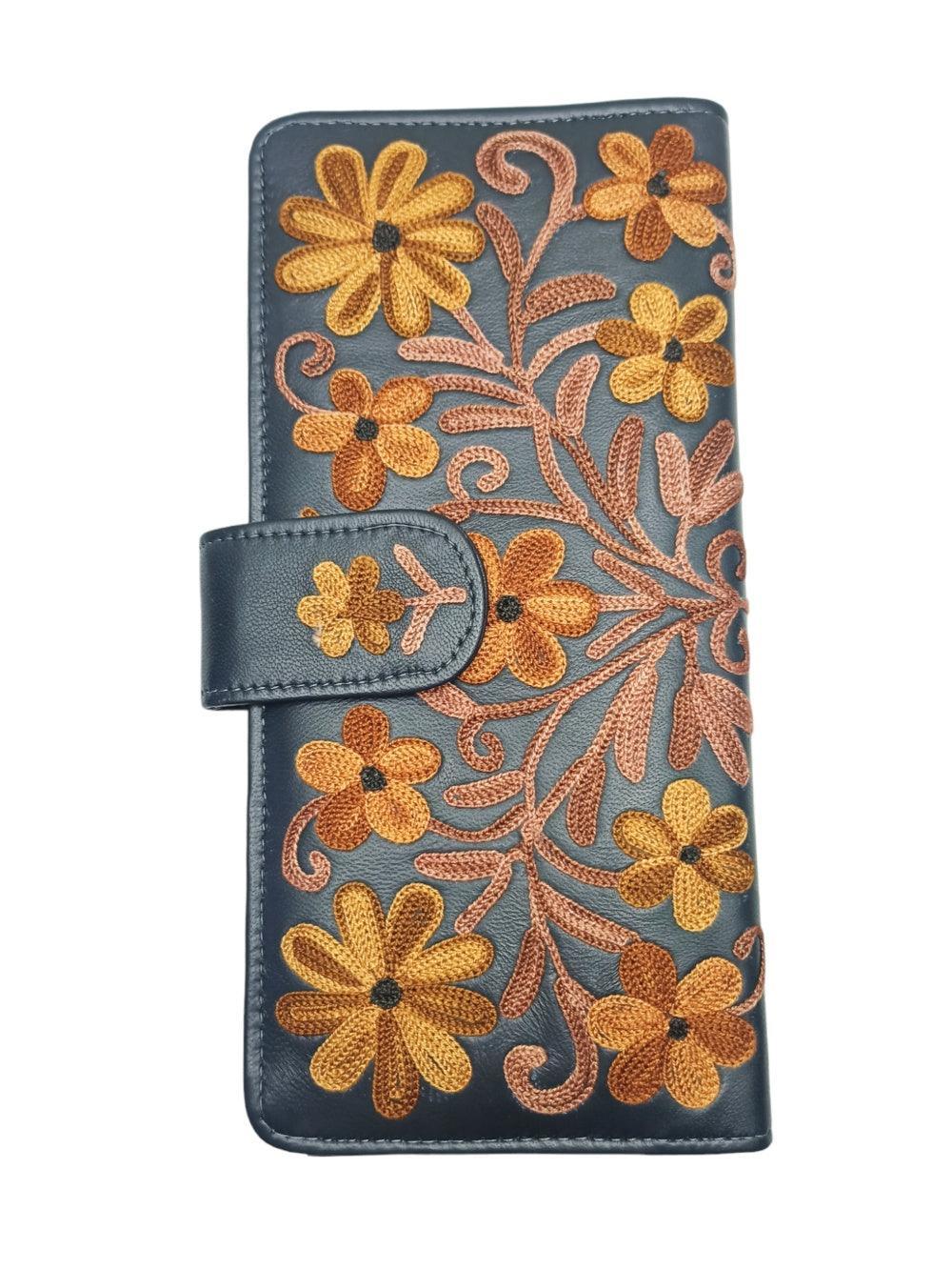 Travel Wallet Leather | Casual Clutch | Regular Size - ZANSKAR ARTS