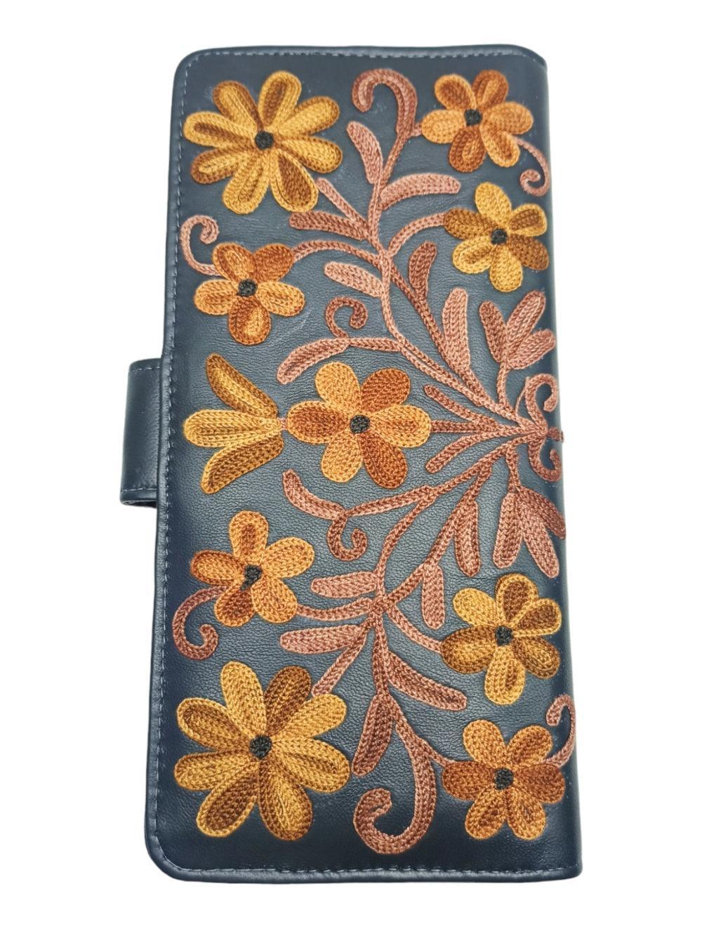 Travel Wallet Leather | Casual Clutch | Regular Size - ZANSKAR ARTS