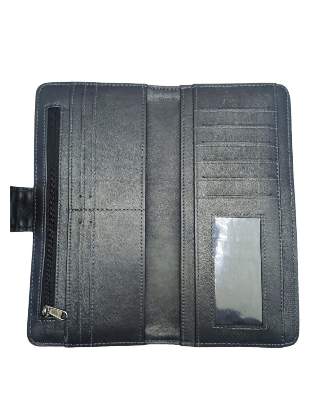 Travel Wallet Leather | Casual Clutch | Regular Size - ZANSKAR ARTS