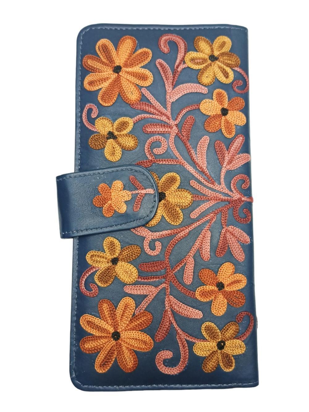 Travel Wallet Leather | Casual Clutch | Regular Size - ZANSKAR ARTS
