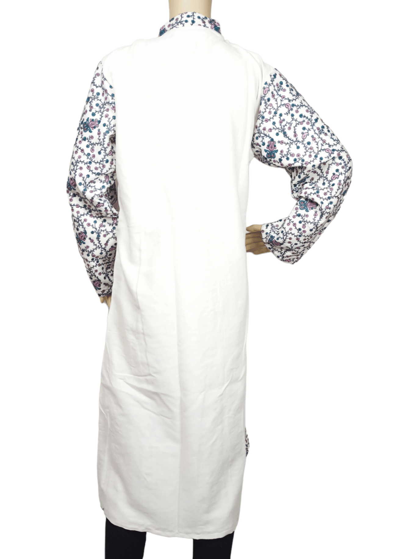 All Over Long Coat | Needle Work Embridery | Ladies Coat - ZANSKAR ARTS