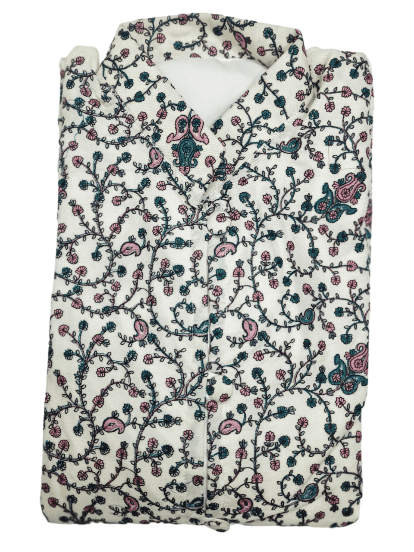 All Over Long Coat | Needle Work Embridery | Ladies Coat - ZANSKAR ARTS