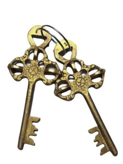 Antique Pad Lock | Brass Lock | Handmade - ZANSKAR ARTS