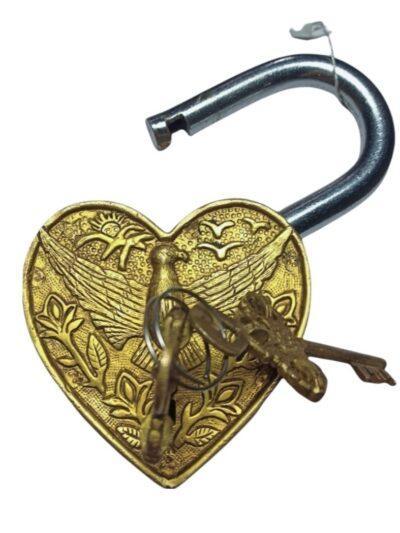 Antique Pad Lock | Brass Lock | Handmade - ZANSKAR ARTS