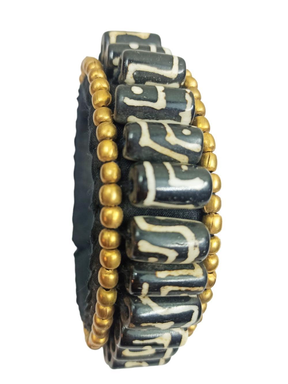 Batik Long Cow Bone Bangles | Handicrafts | Handmade Bangles - ZANSKAR ARTS