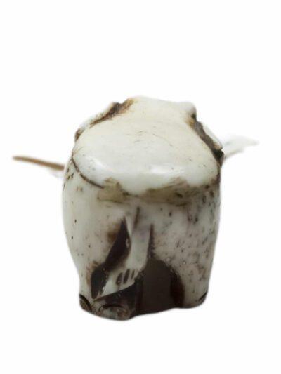 Bone Elephant | White Elephant | Hand Carved Elephant - ZANSKAR ARTS