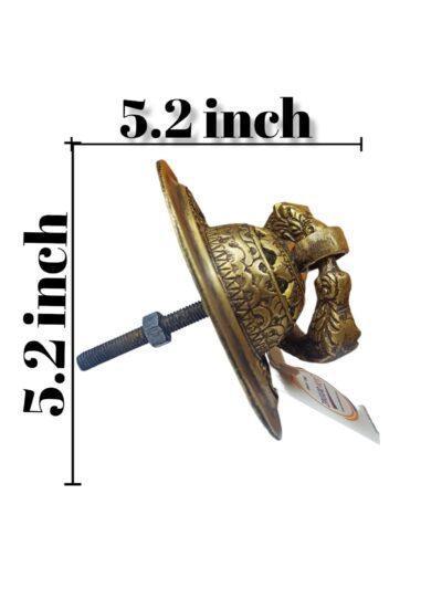 Brass Door Knocker | Antique Door Knocker | Ladakhi Door - ZANSKAR ARTS