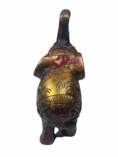 Brass Elephant | Brown Elephant Statue | Decor Elephant - ZANSKAR ARTS