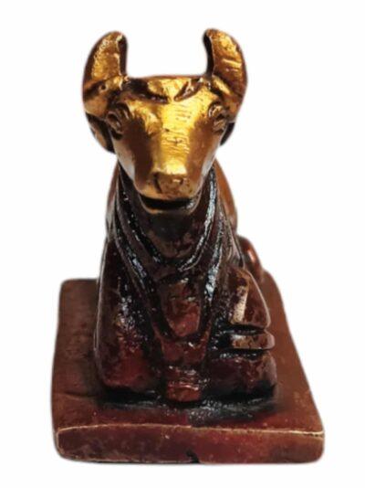 Brass Sitting Cow | Sitting Cow Statue | Gift Cow - ZANSKAR ARTS