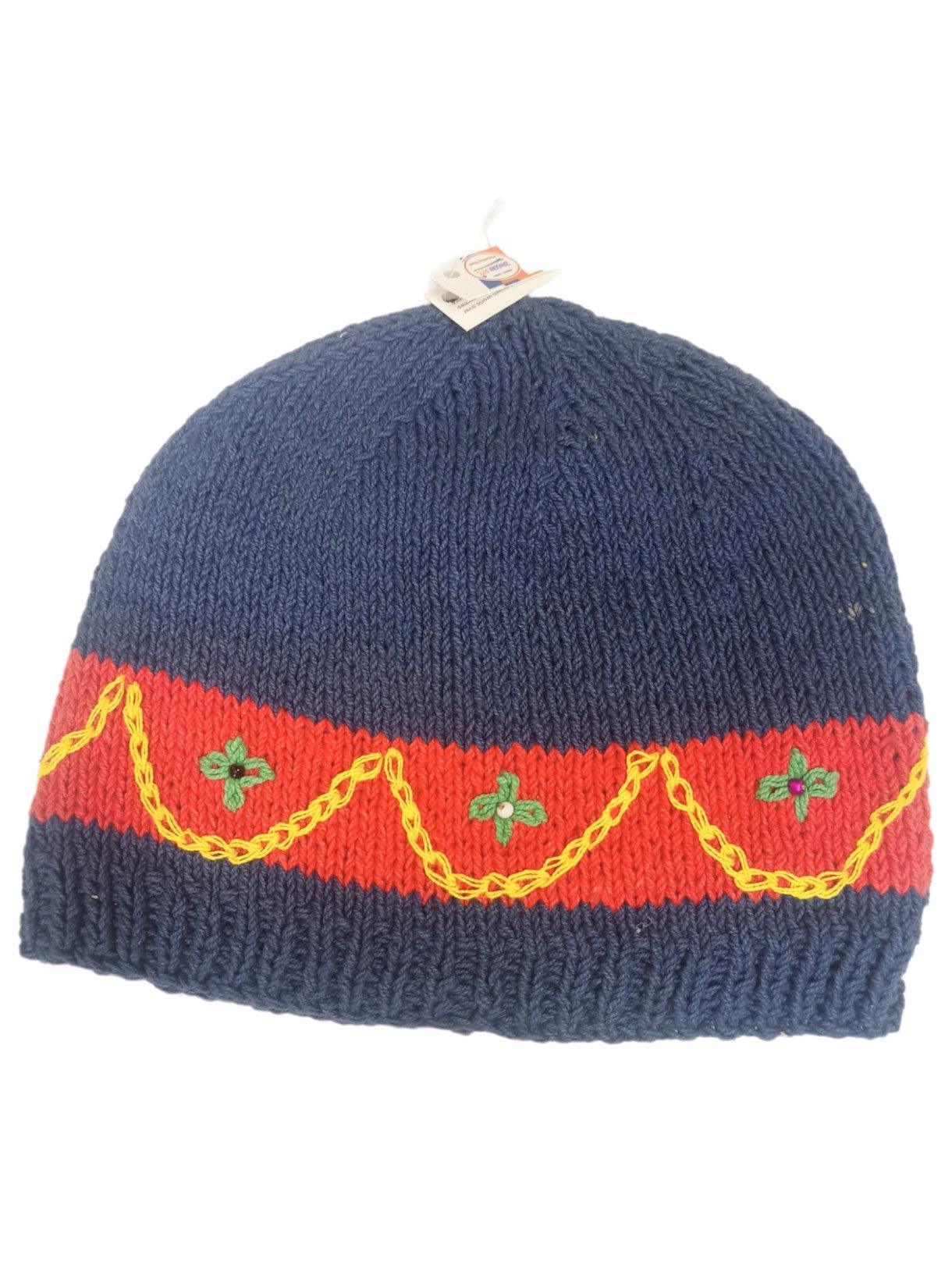 Dotted Handwoven Cap - ZANSKAR ARTS