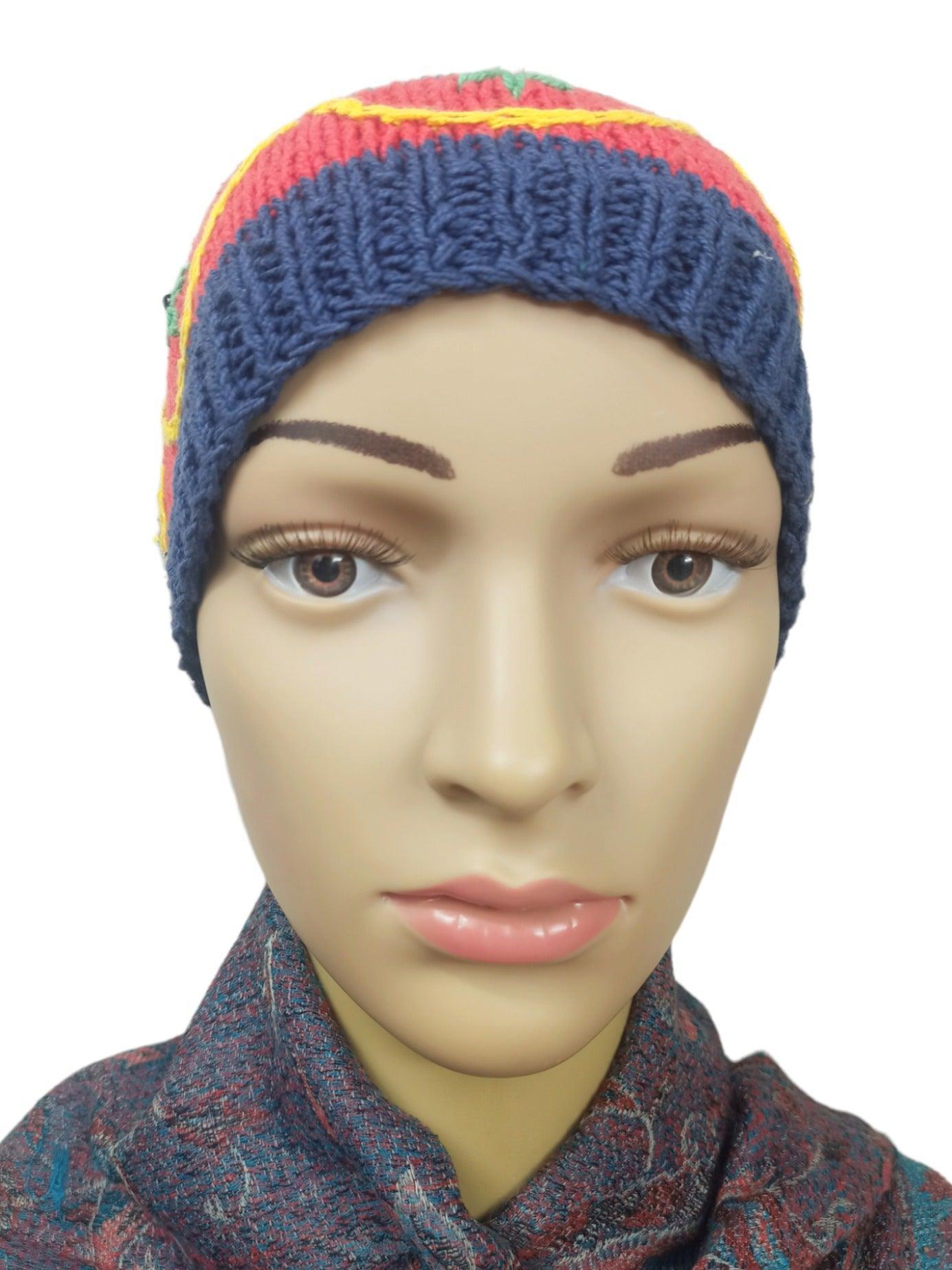 Dotted Handwoven Cap - ZANSKAR ARTS