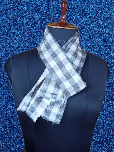 Gents Pashmina Muffler Check Pashmina Cashmere - Main Image