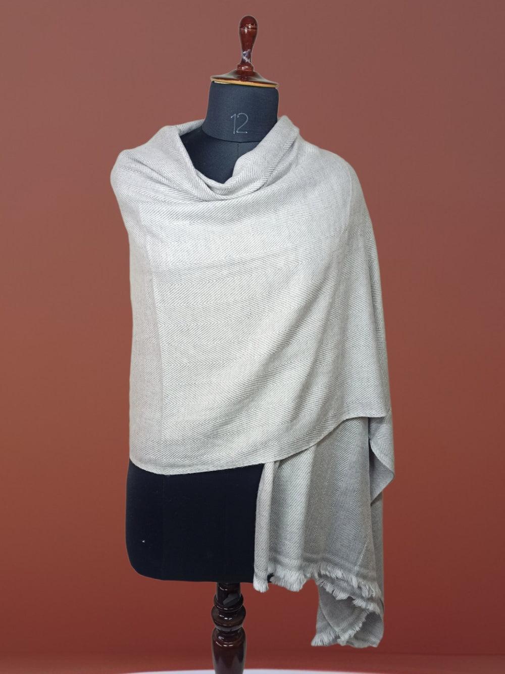 Gents Pashmina Shawle | Pashmina Blanket | Reversible - ZANSKAR ARTS