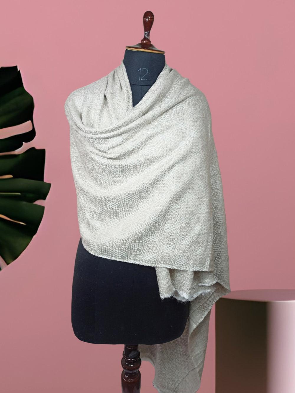 Gents Pashmina Shawle | Pashmina Blanket | Reversible - ZANSKAR ARTS