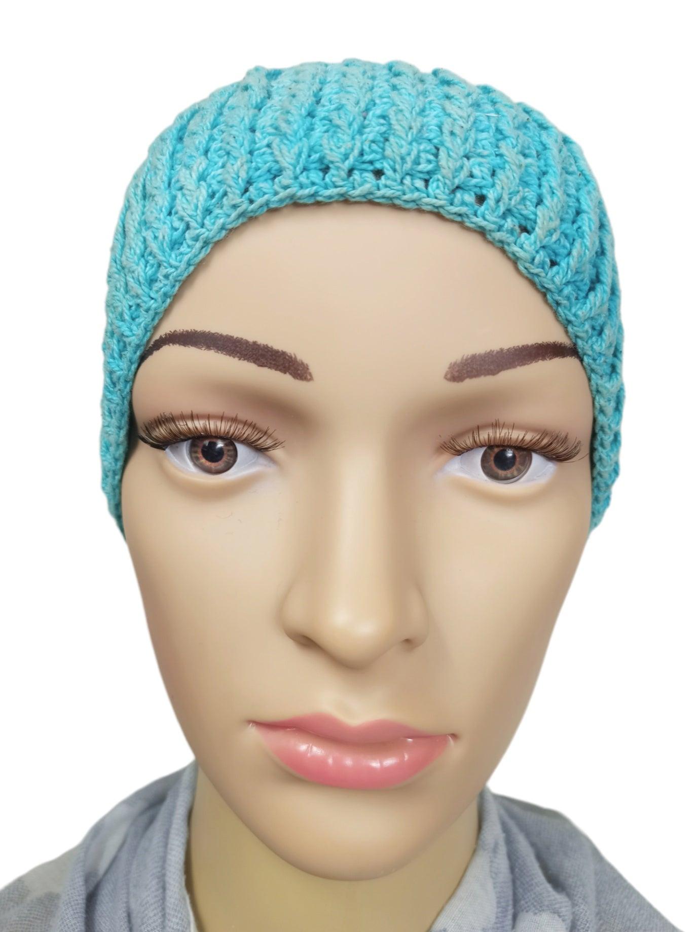 Handwoven Cap - Cyan - ZANSKAR ARTS