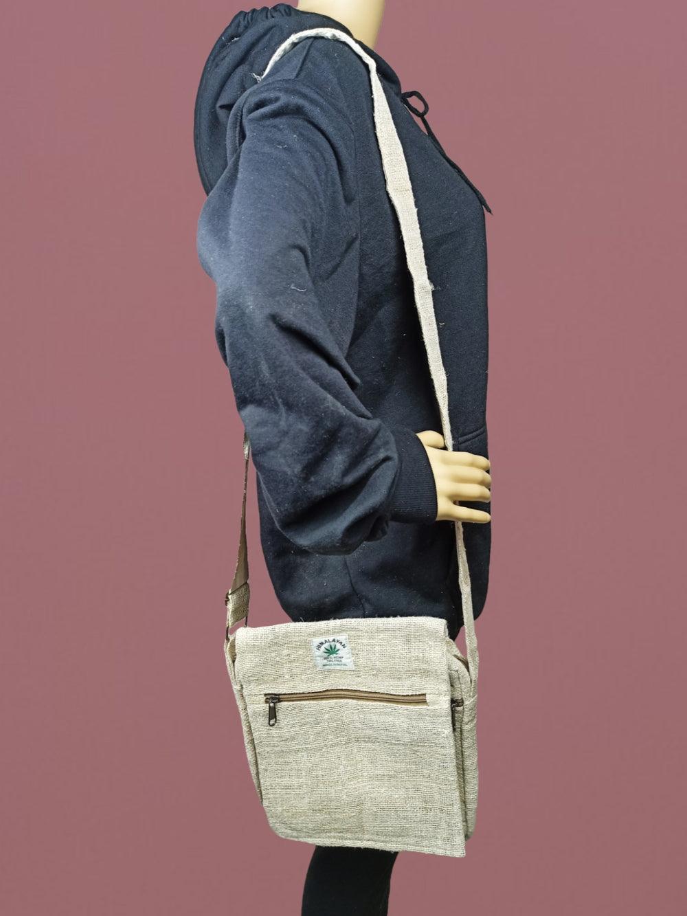 Hemp Bag | Hanging Side Bag | Sling Bag - ZANSKAR ARTS