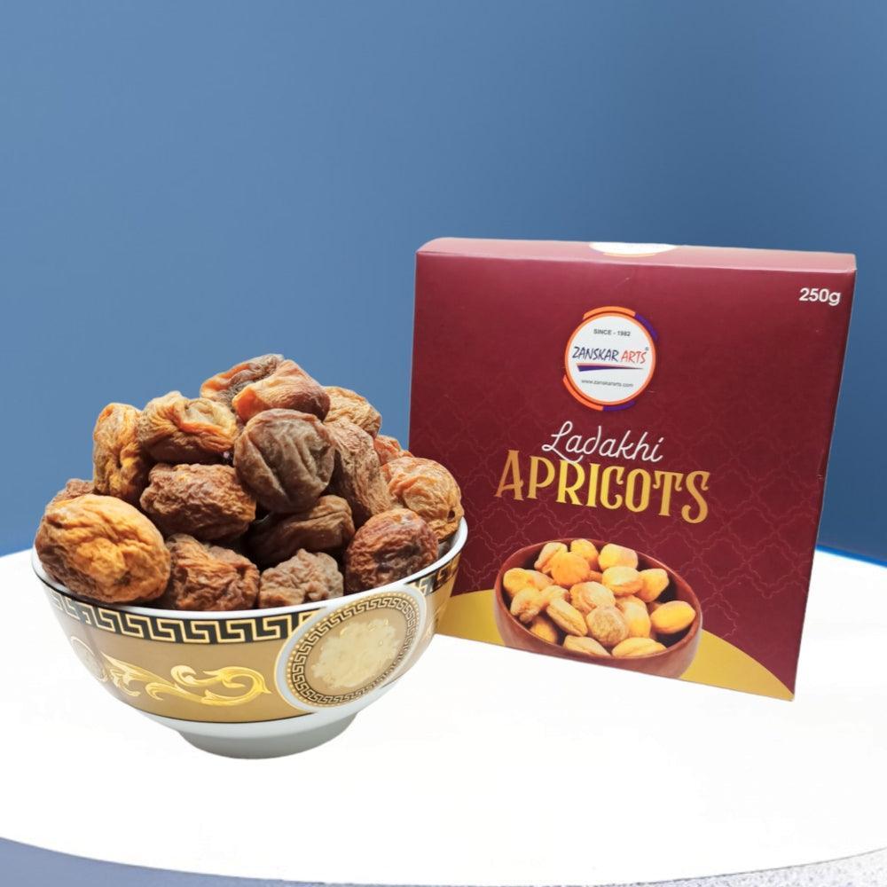 Ladakhi Apricots | Natural Khubani | Undyed Apricots 250g - ZANSKAR ARTS